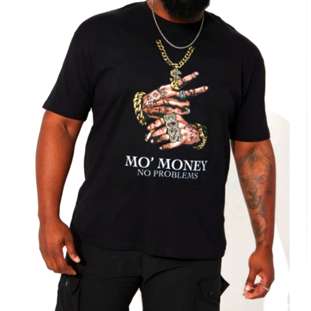 NOVAMEN Men's XL Mo' Money Tee- Biggie